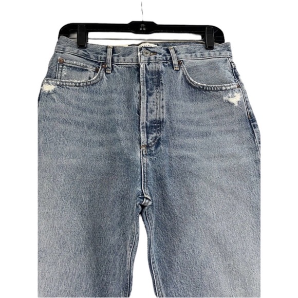 Agolde 90'S PINCH WAIST HIGH RISE STRAIGHT IN RUMINATE Size 25 - Picture 8 of 16